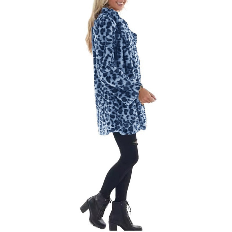Leopard Faux Fur Coat for Women I ViralFall Winter Outfit