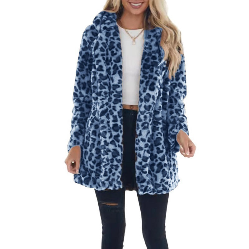 Leopard Faux Fur Coat for Women I ViralFall Winter Outfit